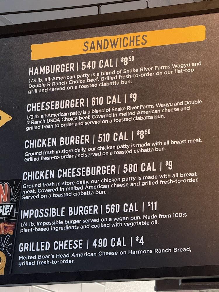 Just Burgers Menu image 1