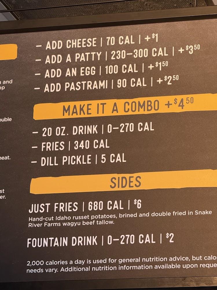 Just Burgers Menu image 3